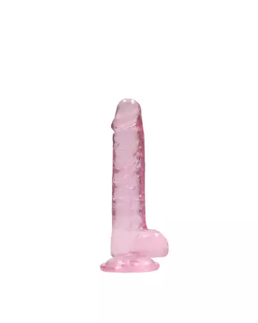 Dildo Réaliste RealRock avec Testicules 7 Pouces 18 cm en Gelée-3