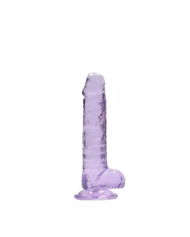 Dildo réaliste Jelly 18cm RealRock by Shots avec testicules-3