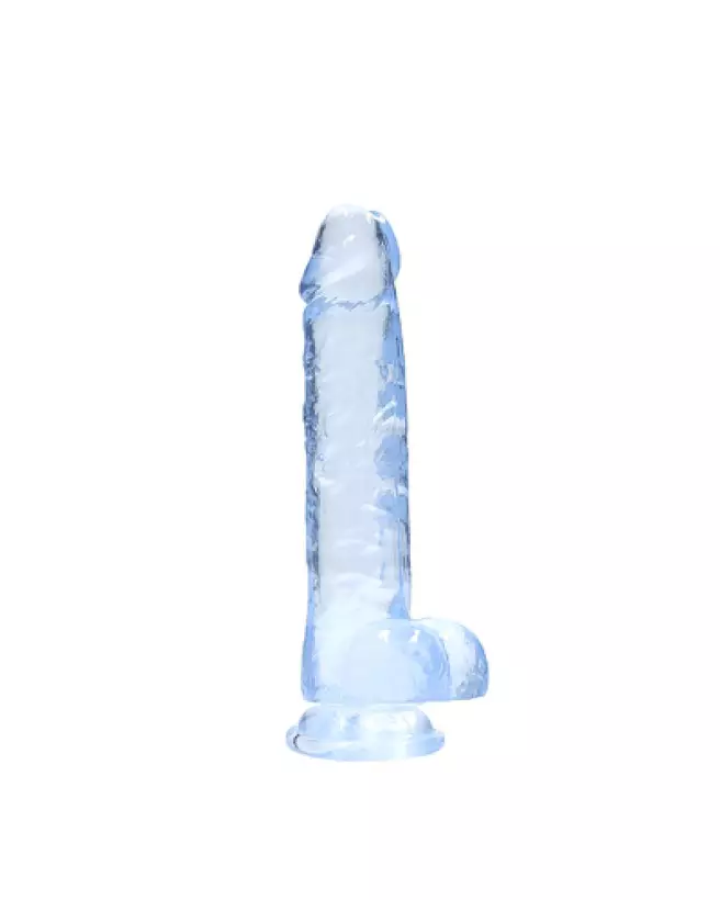 Dildo réaliste Jelly avec testicules de RealRock by Shots, 21 cm-1