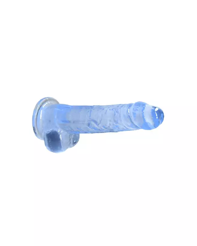Dildo réaliste Jelly avec testicules de RealRock by Shots, 21 cm-4