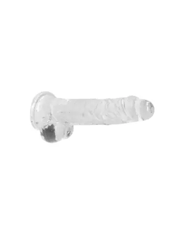 Dildo réaliste RealRock by Shots avec testicules en jelly 21 cm-4