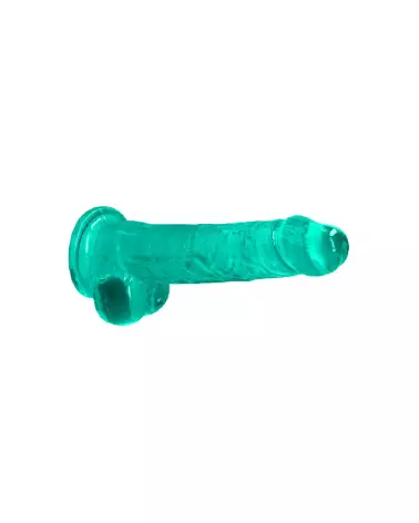 Dildo réaliste avec testicules RealRock by Shots en gelée 21 cm-4