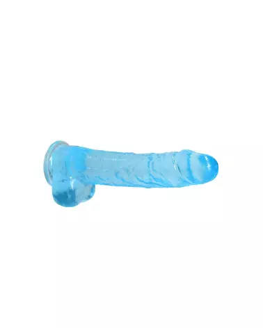 Dildo réaliste avec testicules RealRock by Shots en jelly, 22 cm-4
