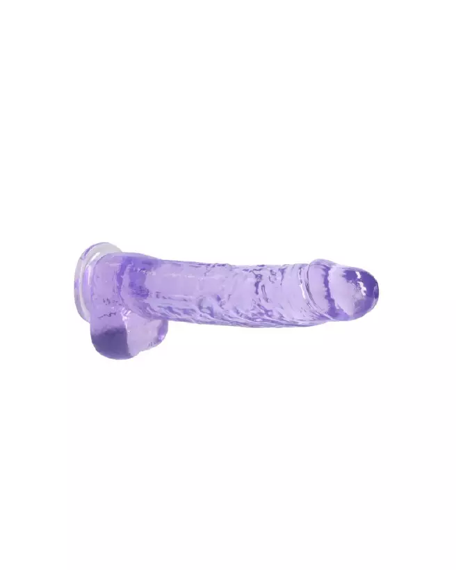 Dildo réaliste Jelly 23 cm avec testicules de RealRock-4