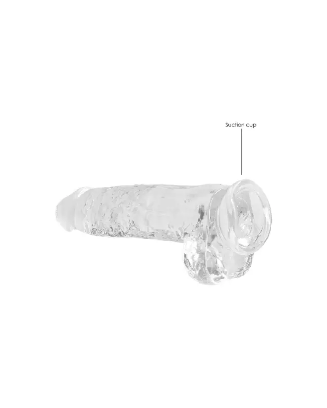Dildo réaliste RealRock 9 pouces avec testicules en Jelly-5