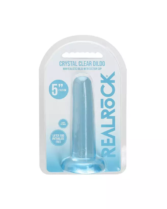 Dildo Jelly non-réaliste RealRock by Shots avec ventouse-2