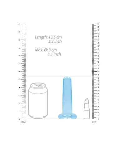 Dildo Jelly non-réaliste RealRock by Shots avec ventouse-5