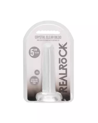 Dildo non-réaliste RealRock en Jelly avec ventouse robuste pour fixation sécurisée-2