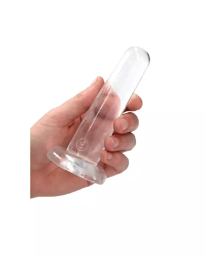 Dildo non-réaliste RealRock en Jelly avec ventouse robuste pour fixation sécurisée-6