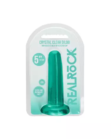 Dildo non-réaliste RealRock by Shots en Jelly avec ventouse, 13.5 cm-2