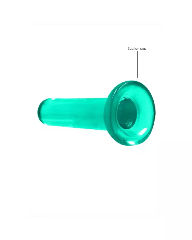 Dildo non-réaliste RealRock by Shots en Jelly avec ventouse, 13.5 cm-3