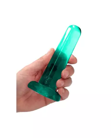 Dildo non-réaliste RealRock by Shots en Jelly avec ventouse, 13.5 cm-5
