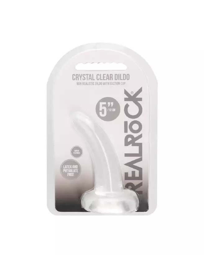 Image du Dildo Non-Réaliste Jelly avec Ventouse de RealRock by Shots, 11,5 cm-2