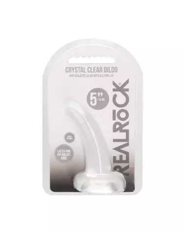 Image du Dildo Non-Réaliste Jelly avec Ventouse de RealRock by Shots, 11,5 cm-2