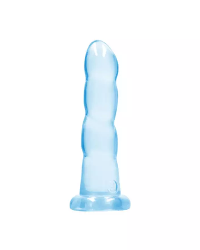 Dildo non-réaliste en jelly avec ventouse RealRock by Shots, 17 cm de plaisir-1