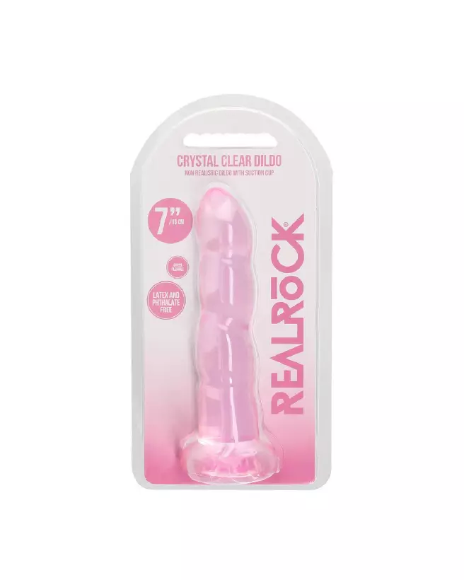 Dildo Jelly RealRock by Shots 17 cm avec Ventouse-2