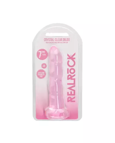 Dildo Jelly RealRock by Shots 17 cm avec Ventouse-2