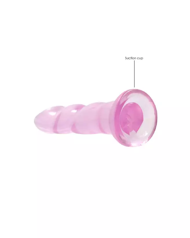 Dildo Jelly RealRock by Shots 17 cm avec Ventouse-3