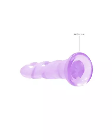 Dildo jelly non-réaliste RealRock by Shots avec ventouse 17 cm-4