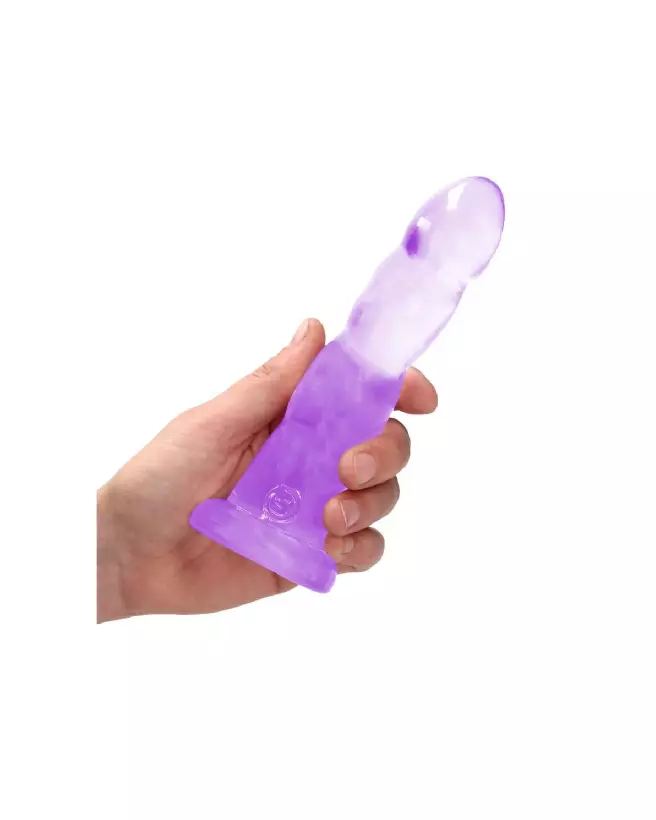 Dildo jelly non-réaliste RealRock by Shots avec ventouse 17 cm-7