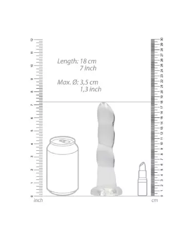 Dildo Jelly Non-Réaliste RealRock avec Ventouse pour Plaisir Intime-4
