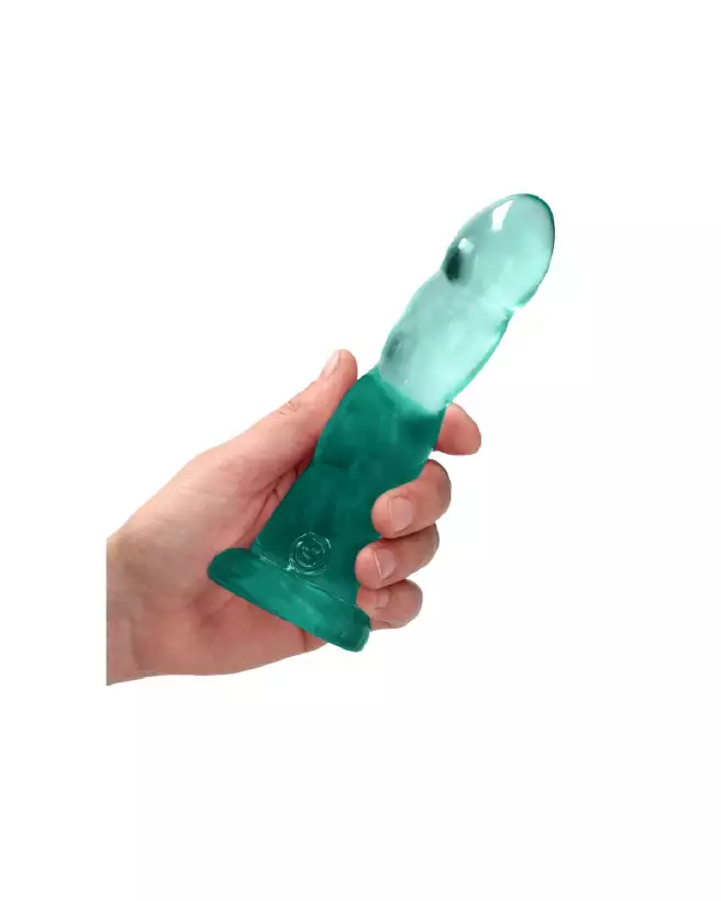 Dildo non-réaliste RealRock by Shots avec ventouse en Jelly, 17 cm-6