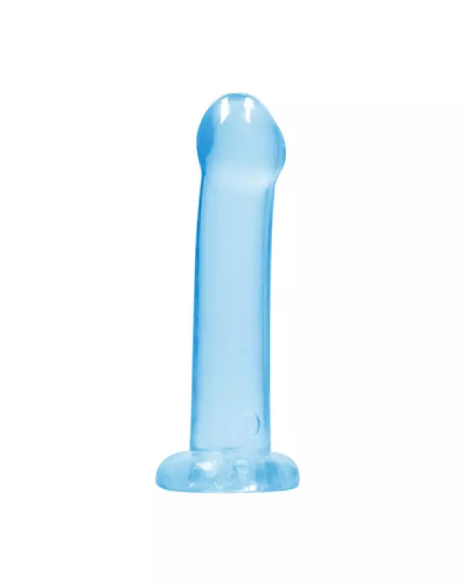 Dildo non-réaliste en jelly RealRock avec ventouse, 17 cm-1