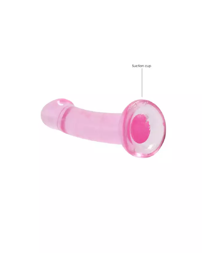 Dildo en jelly non-réaliste avec ventouse RealRock by Shots, 17 cm-3