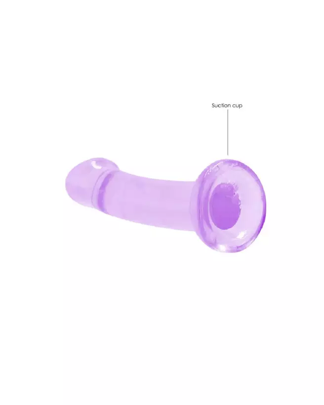 Dildo Jelly Non-Réaliste avec Ventouse de RealRock by Shots-3