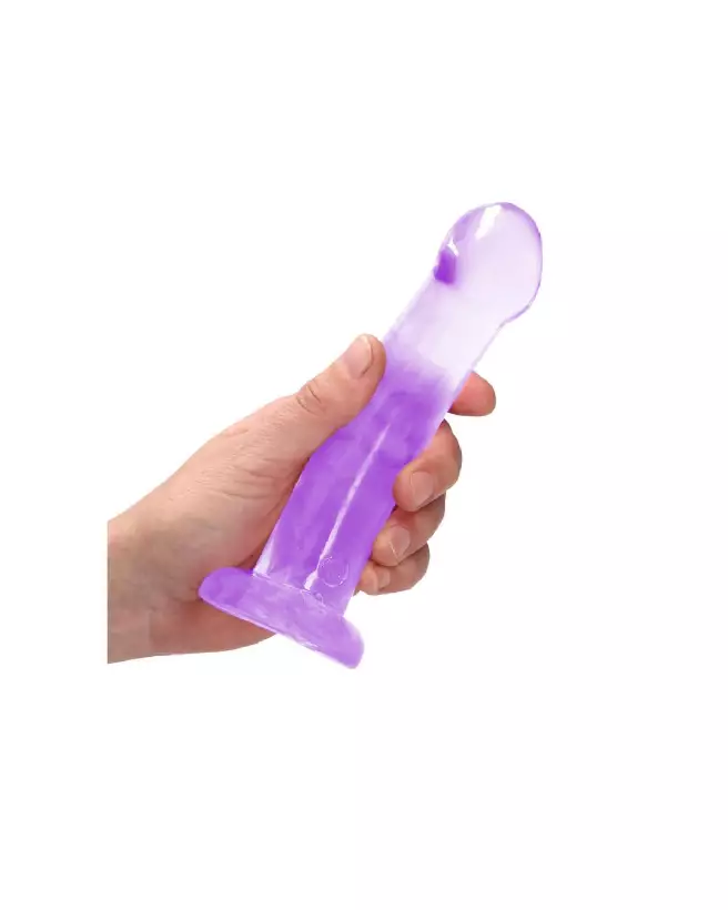 Dildo Jelly Non-Réaliste avec Ventouse de RealRock by Shots-6