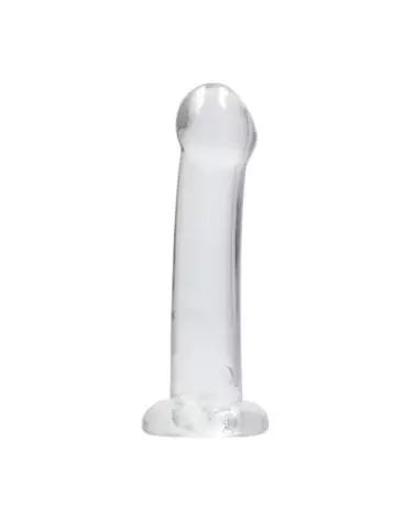 Dildo non-réaliste RealRock by Shots avec ventouse, texture jelly, 17 cm-1