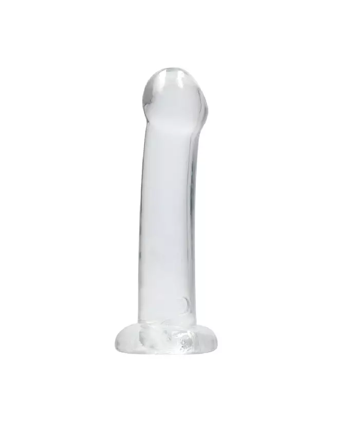 Dildo non-réaliste RealRock by Shots avec ventouse, texture jelly, 17 cm-3