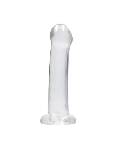 Dildo non-réaliste RealRock by Shots avec ventouse, texture jelly, 17 cm-3
