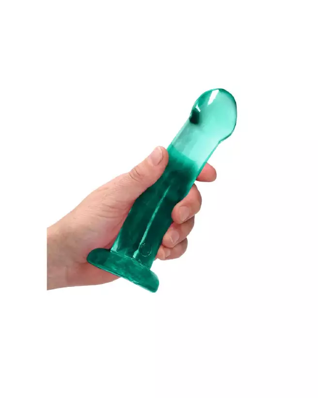Dildo non-réaliste RealRock en gelée avec ventouse, 17 cm-6