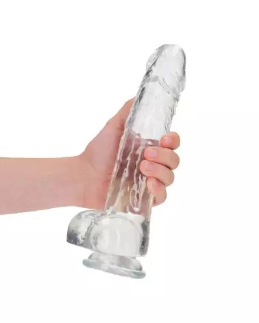 Realistic Dildo with Balls de RealRock, Sextoy Jelly 10 Pouces Réaliste-6