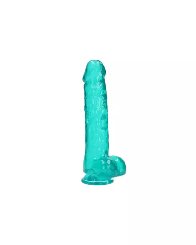 Dildo Réaliste avec Testicules RealRock by Shots en Jelly 10 pouces-1