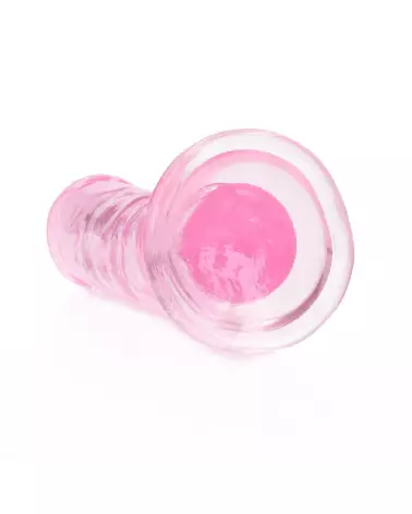 Dildo réaliste Straight Realistic avec ventouse de RealRock by Shots en jelly de 6 pouces-5