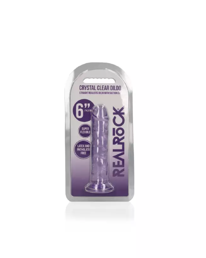Image du dildo réaliste Jelly 6 pouces avec ventouse RealRock by Shots-2