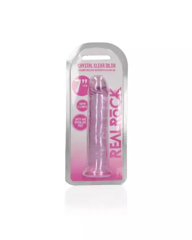 Dildo réaliste Jelly avec ventouse de RealRock by Shots, 7 pouces-2