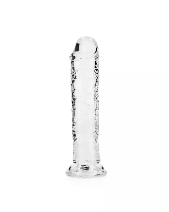 Dildo réaliste RealRock by Shots avec ventouse, texture jelly 18 cm-4