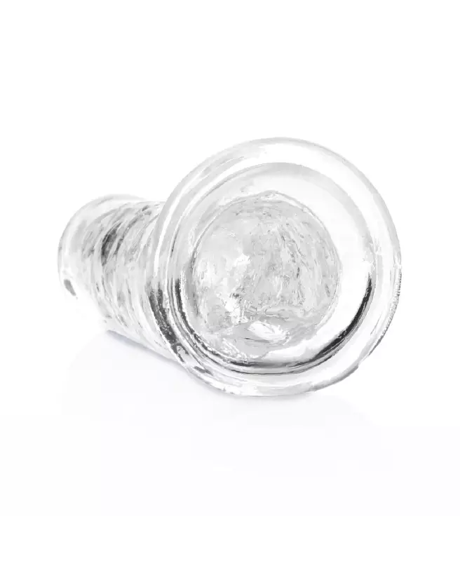 Dildo réaliste RealRock by Shots avec ventouse, texture jelly 18 cm-5
