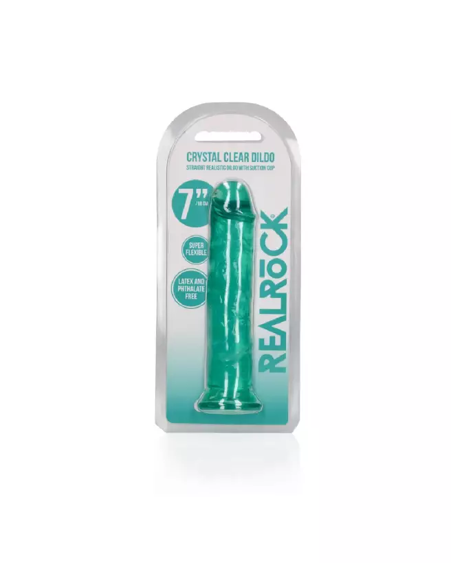Dildo réaliste RealRock by Shots Jelly 18cm avec ventouse-2