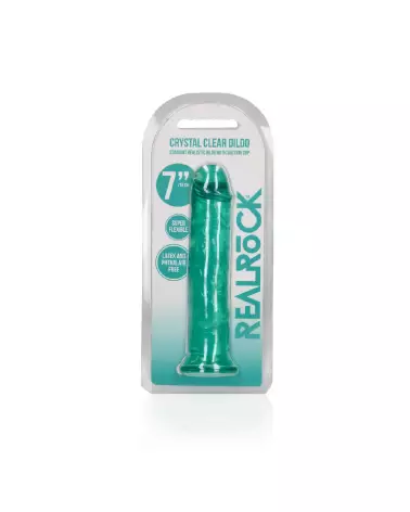 Dildo réaliste RealRock by Shots Jelly 18cm avec ventouse-2