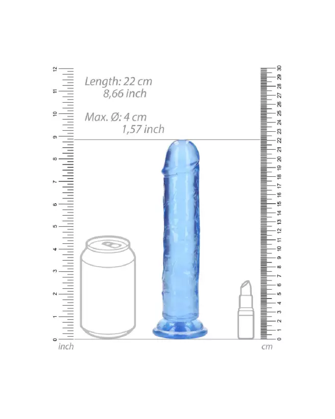 Dildo réaliste Jelly 20cm RealRock avec ventouse-6