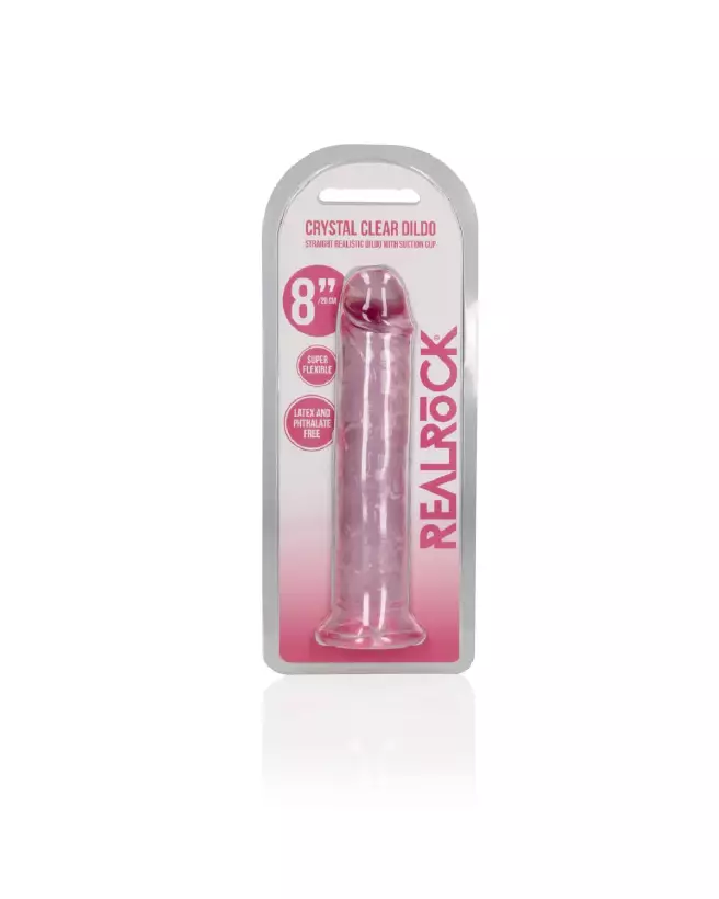 Image de Dildo Réaliste en Jelly avec Ventouse RealRock by Shots, 20 cm-2