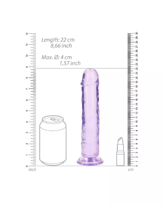 Dildo réaliste RealRock 20 cm avec ventouse-6
