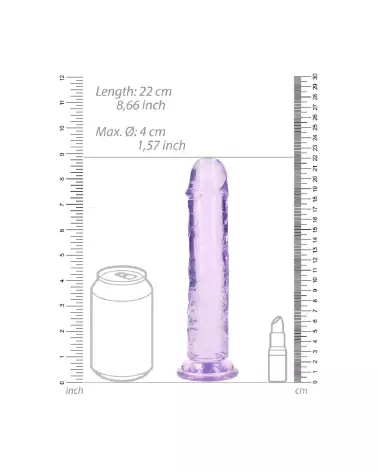 Dildo réaliste RealRock 20 cm avec ventouse-6