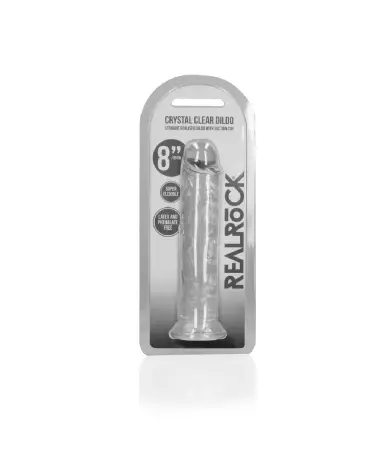 Dildo réaliste Jelly RealRock by Shots avec ventouse 20cm-2