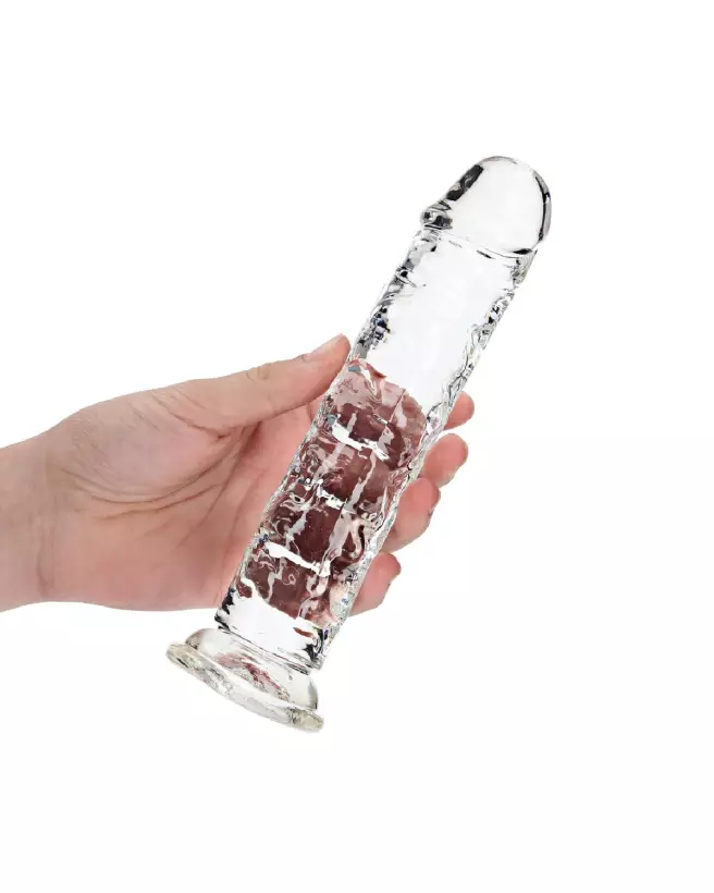 Sextoy REALROCK - Dong Ventouse Droit Transparent, Pour Tous, NEUF