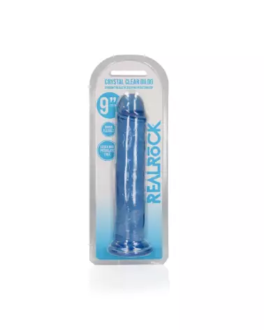 Dildo réaliste Jelly de RealRock by Shots avec ventouse, 23 cm-2
